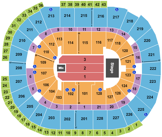 SAP Center SAP Center Seating Chart