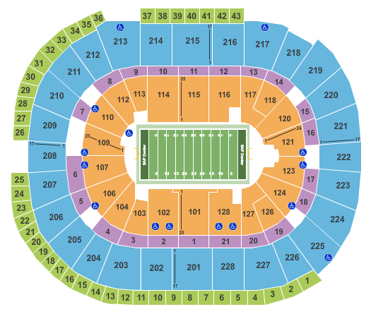 SAP Center SAP Center Seating Chart
