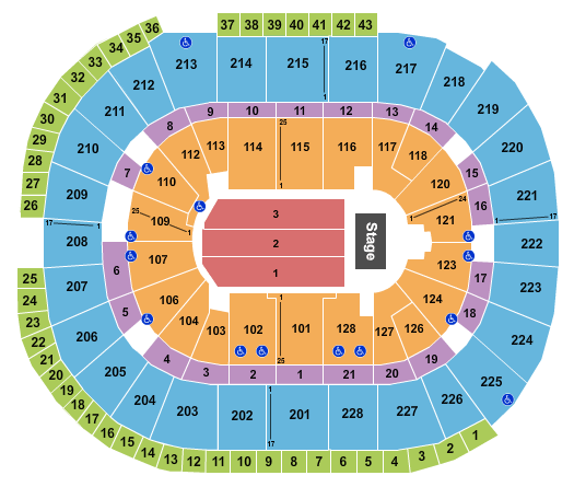 SAP Center SAP Center Seating Chart